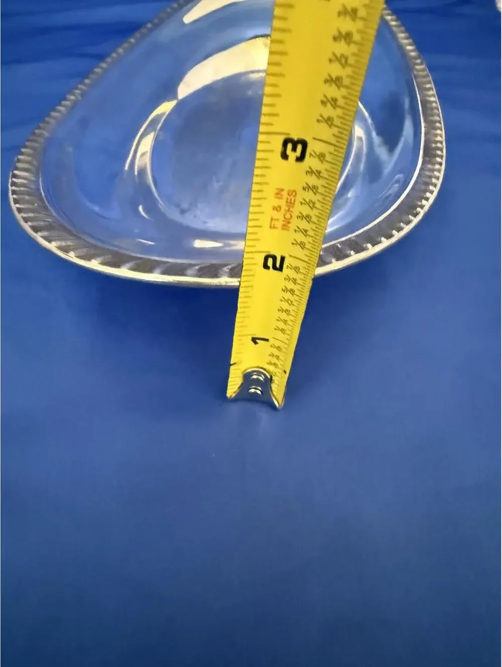 Vintage Crosby Oval Silver Plated Dish/Serving Bread/Trinket Tray 12.5” x 6.75”